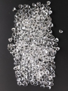 Topaze blanche naturelle 4,5 mm, taille triligne, qualité supérieure, pierre précieuse en vrac pour la fabrication de bijoux - Product Image 6