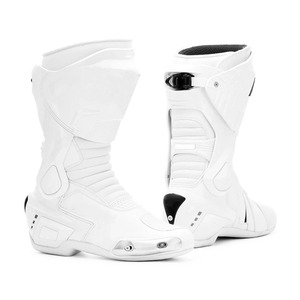 Bottes en cuir pour motards de qualité supérieure, respirantes, haute durabilité, finition unique, logo personnalisé, ODM, collection de haute qualité, vente en gros - Product Image 1