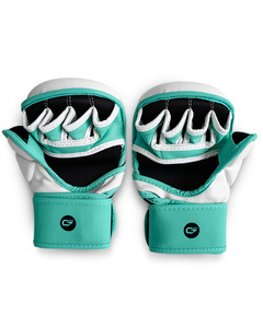 Guantes de Boxeo Blancos Personalizados de Piel Sintética PU, Guantes de Entrenamiento y Sparring, Guantes de Boxeo de Marca Privada OEM para Hombres y Mujeres - Product Image 1