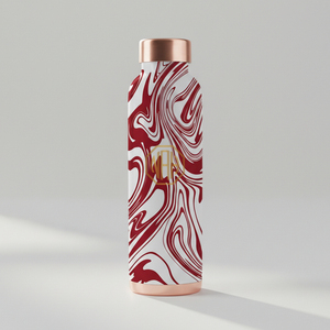 Sustainable 950ml Handmade Pure Copper Water Bottle | BPA-Free Leakproof Trend-Forward Metal <b>Drinkware</b> for Wholesale Gifting - Product Image 3