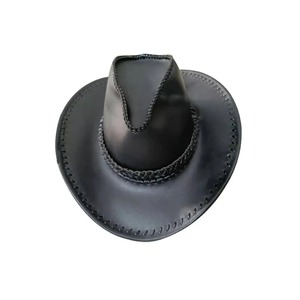 หมวกคาวบอยหนังวัวชั้นหนึ่งสไตล์ชนเผ่าวินเทจหมวกอัศวินสำหรับเดินทางแบบลำลองของผู้หญิงผู้ชาย - Product Image 4