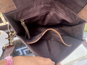 Bolso Bandolera de Cuero Genuino Hecho a Mano con Diseño de Media Luna, Estilo Bohemio Gitano, Novedad, Hecho a Mano, Estilo Occidental, Multiusos - Product Image 6