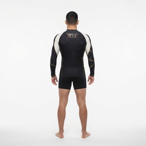 Rashguard de compression à manches longues pour homme, personnalisé, Kintsugi BJJ, 210 GSM, polyester élasthanne, pour MMA et grappling, fabrication OEM - Product Image 2