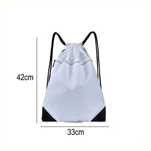 Sacs en filet de nylon avec cordon de serrage - Écologiques, lavables, portables et recyclables - Sacs de rangement multi-usages en filet avec cordon de serrage - Product Image 2