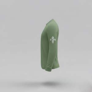 T-shirt à manches longues pour homme de qualité supérieure 2026, col rond, 100 % coton, sur commande, style oversize, décontracté, personnalisé RIVIAN ATLANTIC - Product Image 5