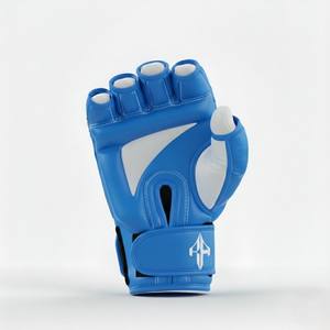 Guantes de Boxeo para Hombre de Primera Calidad, Cierre Personalizado, Muñeca de Cuero PU, Medios Dedos, Ligeros, con Cordones, Marca Rivian - Product Image 5