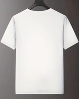 Men's T-Shirt 100% Cotton Breathable Featuring Rainbow Feather Art Designed in a Tribal Fashion Style with Short Sleeves