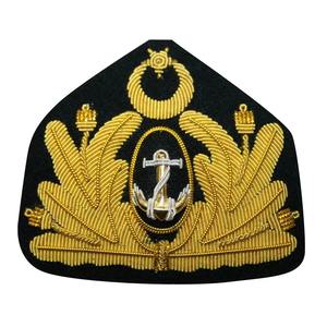 Badge tactique magnétique 3D personnalisé de qualité supérieure, insignes brodés en feutre non tissé, aigle à sequins à coudre sur uniforme ou blazer, OEM - Product Image 3
