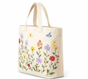 Sacs fourre-tout en toile de coton personnalisés avec logo imprimé, sacs de shopping réutilisables mignons pour femmes, sacs cadeaux personnalisés - Product Image 4