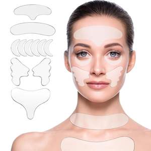 Meilleurs patchs <span class=keywords><strong>anti</strong></span>-<span class=keywords><strong>rides</strong></span> pour le front patchs de lissage du visage en <span class=keywords><strong>silicone</strong></span> pour les lignes de sourire de froncement de sourcils - Product Image 2