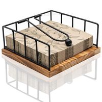 Support à serviettes Linea Nap Modern Holder Nova Serve Tissue Holder Elite Table Napkin Stand Mod Nest Napkin Holder