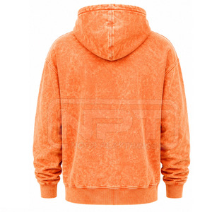 เสื้อฮู้ดดี้สีพื้นขายดีที่สุด ทรงโอเวอร์ไซส์ คุณภาพเยี่ยม ราคาสุดคุ้ม แบบฟอกสี - Product Image 2