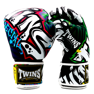 New Twins Professional Boxing Sparring Gloves Oem Design Digital Printing Real Leather <b>Strap</b> Pro Punching Bag Twins Gloves - Product Image 4