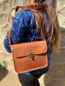 Винтажная сумка-мессенджер ручной работы из натуральной кожи, стильные слинг-сумки для унисекс - Product Image 4