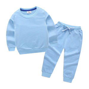 Ensemble de survêtement décontracté d'hiver pour bébés et tout-petits, pull à manches longues en tissu éponge, t-shirt doux et respirant en coton - Product Image 4