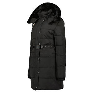 Veste parka softshell pour femme, manteau chaud d'hiver à capuche, résistant à l'eau, vêtements décontractés d'extérieur, vente en gros, usine, chaud, hiver, à capuche - Product Image 2