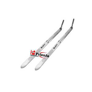 Manches de scalpel Frienfa FI-1042 longues 21 cm en acier inoxydable, ensemble d'instruments chirurgicaux de haute qualité, manuel, certifié CE, réutilisable - Product Image 2