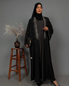 Abaya de alta calidad para mujer, vestido largo, ropa islámica modesta con corte holgado y mangas largas para mujeres musulmanas y uso diario. - Product Image 3