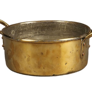 หม้อ handi โลหะดูโบราณคุณภาพสูงสำหรับบ้านห้องครัวหรือโรงแรมหม้อทำอาหารบริสุทธิ์สำหรับส่งออกไปยังอินเดีย - Product Image 1