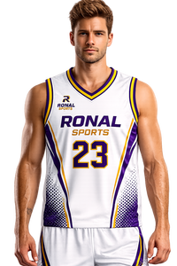 Camiseta de Baloncesto para Hombre, Logotipo Personalizado, Uniforme de Equipo, Ligera, Absorbente de Humedad, Poliéster, Camiseta Deportiva, Venta al por Mayor de Fábrica - Product Image 3