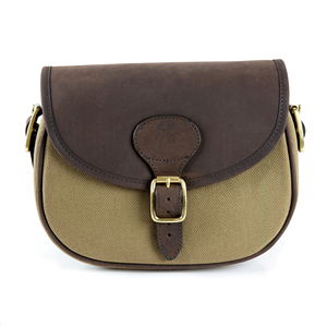 Pochette tactique en cuir de vachette pour la chasse aux oiseaux, multifonctionnelle, sac ceinture à 5 compartiments pour l'entraînement au tir, les sports de plein air, marron/noir - Product Image 1
