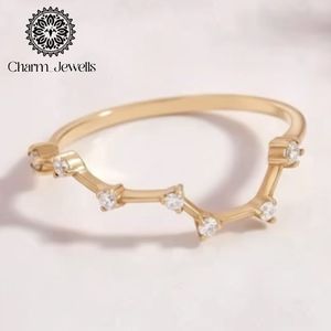 Anillo de Constelación de Plata con Moissanita para Mujer Charm_Jewells, Certificado IGI, Clásico, con Engaste de Garras, 3 GM - Product Image 5
