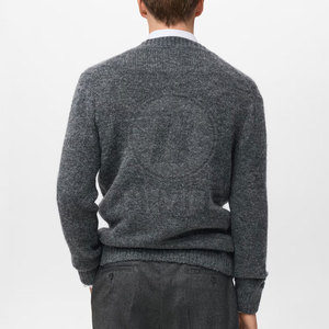 Factory Direct Sale Customized Color Winter 100% Cotton High Quality Breathable Flexible Knit <b>Cardigan</b> <b>Sweater</b> - Product Image 4