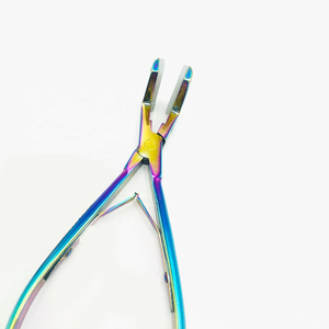 Tape in Hair Extension Plier Wholesale Stainless Steel with <b>Silicon</b> Points Multi Color Hair Extension <b>Tools</b> Private Label - Product Image 3