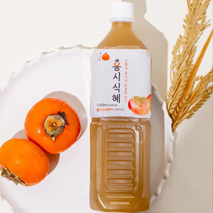 Boisson au malt coréen premium au kaki, boisson au riz fermenté naturellement sucré 1L - Product Image 1