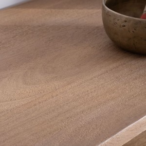 Aparador de 4 puertas estilo Japandi Vandana Crystal Space en madera maciza de mango Haya 200 cm - Product Image 4