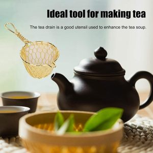 <b>Tea</b> Infuser Fine Mesh <b>Tea</b> Strainer with Handle Metal Loose Leaf <b>Tea</b> Filter Steeper Reusable <b>Tea</b> <b>Maker</b> Brewing Tool - Product Image 3