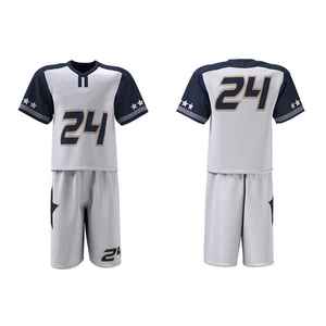 Uniforme de lacrosse pour homme adulte respirant et confortable, coupe ajustée, coutures lisses, manches courtes, logo sur le devant - Product Image 1