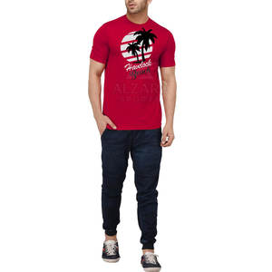 Camiseta estampada de alta calidad con material transpirable, estampado duradero y textura suave para uso diario, camiseta estampada elegante. - Product Image 3