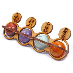 Cristal Reiki Pierres de Guérison Gravé Chakra Pierre 7 Chakra Collé Gravé Reiki Set en ligne fournitures authentiques Ensemble de cristaux Reiki - Product Image 2