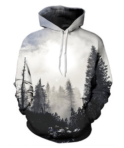 Sudadera con Capucha Tie-Dye de Corte Holgado para Hombre, Diseño Personalizado, Sudadera de Forro Polar con Capucha, Ropa Deportiva Profesional para Gimnasio, Venta al Por Mayor - Product Image 2