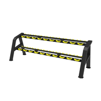Support de rangement réglable pour haltères, organisateur de fitness, équipement de gym, usage domestique et commercial, acier Q235 conforme aux normes nationales