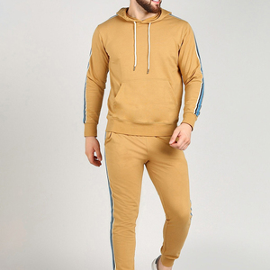Conjunto Deportivo de 2 Piezas para Hombre, Sudadera con Capucha y Pantalones de Felpa de Algodón, Ropa Deportiva de Invierno para Calle, Gimnasio y Entrenamiento, de Secado Rápido - Product Image 5