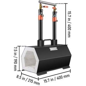 Kit de mini-four à gaz avec deux brûleurs, tuyau rouge, gants, pinces et briques réfractaires pour le travail des métaux - Product Image 2
