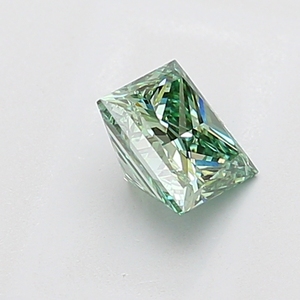 Diamante Suelto Cultivado en Laboratorio, Corte Princesa, Claridad VS2, 0.90-1.10 Ct, Color Verde Intenso, para Diseño de Joyería de Lujo - Product Image 3