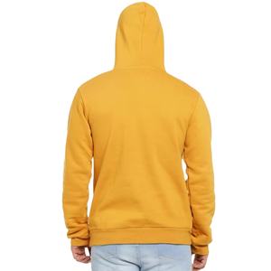 Sudadera con capucha de alta calidad con bolsillo de canguro, ropa informal mezclada de algodón básico de Color sólido - Product Image 2