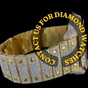 Reloj de Hombre de Alta Gama con Esfera Cuadrada de 41 mm Chapada en Oro, Diseño Único con Números Árabes, Estilo Hip Hop, Colección de Marca - Product Image 2