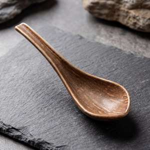 Cuchara Redonda Elegante de Melamina Mate para Arroz, Sopa, Fideos, Cereales, Postre, Hot Pot, Irrompible, Reutilizable, Vajilla para Restaurante - Product Image 1