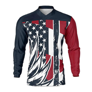 Maillot de motocross à manches longues de haute qualité, personnalisé, confortable et durable, maillot de supercross - Product Image 5