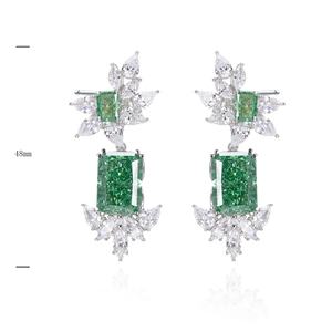 Unique Elegance CZ Dangle <b>Earrings</b> Women - Product Image 1