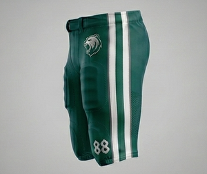 Camiseta de Fútbol Americano para Hombre, Verde, Sublimada, Sin Mangas, de Malla, Transpirable, Ajuste Atlético, para Adultos - Product Image 5