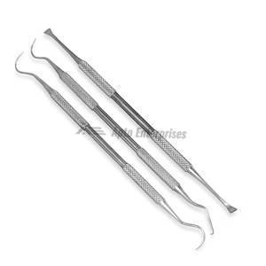 Manual Dental <b>Scraper</b> for Tartar & Plaque Complete Stainless Steel <b>Teeth</b> Cleaning Kit with <b>Tooth</b> <b>Scraper</b> Dental Mirror Scaler - Product Image 4