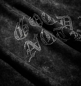 T-shirt à manches courtes en coton 100% de haute qualité, lavé à l'acide, avec logo personnalisé en strass, respirant, coupe classique - Product Image 5