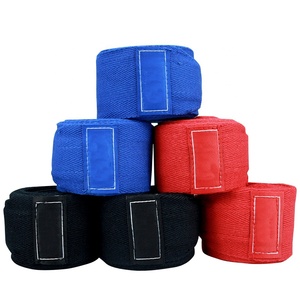 Bandages de boxe élastiques personnalisés avec logo pour la protection des poignets en entraînement – Vente en gros d'équipements de gym - Product Image 1