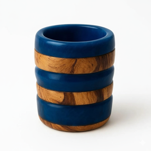 Quemador de incienso árabe de madera y resina hecho a mano, decoración india de lujo para el hogar, con grabado personalizado y portavelas. - Product Image 4