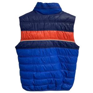 Haute qualité hommes décontracté solide sans manches gilet Logo personnalisé bulle bouffant gilets veste grande taille chaud épaissi pull gilets - Product Image 4